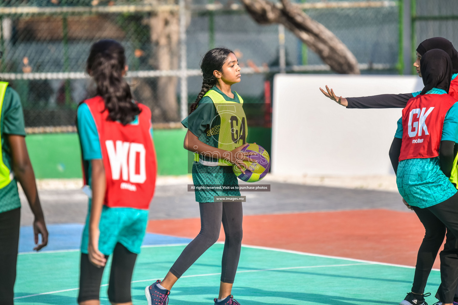 Day 11 of Junior Netball Championship 2022 held in Male', Maldives. Photos by Nausham Waheed