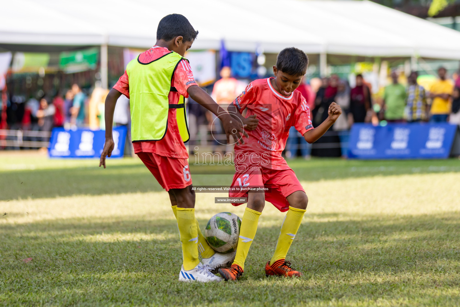 Day 4 of Nestle Kids Football Fiesta, held in Henveyru Football Stadium, Male', Maldives on Saturday, 14th October 2023 Photos: Mohamed Mahfooz Moosa, Hassan Simah / images.mv