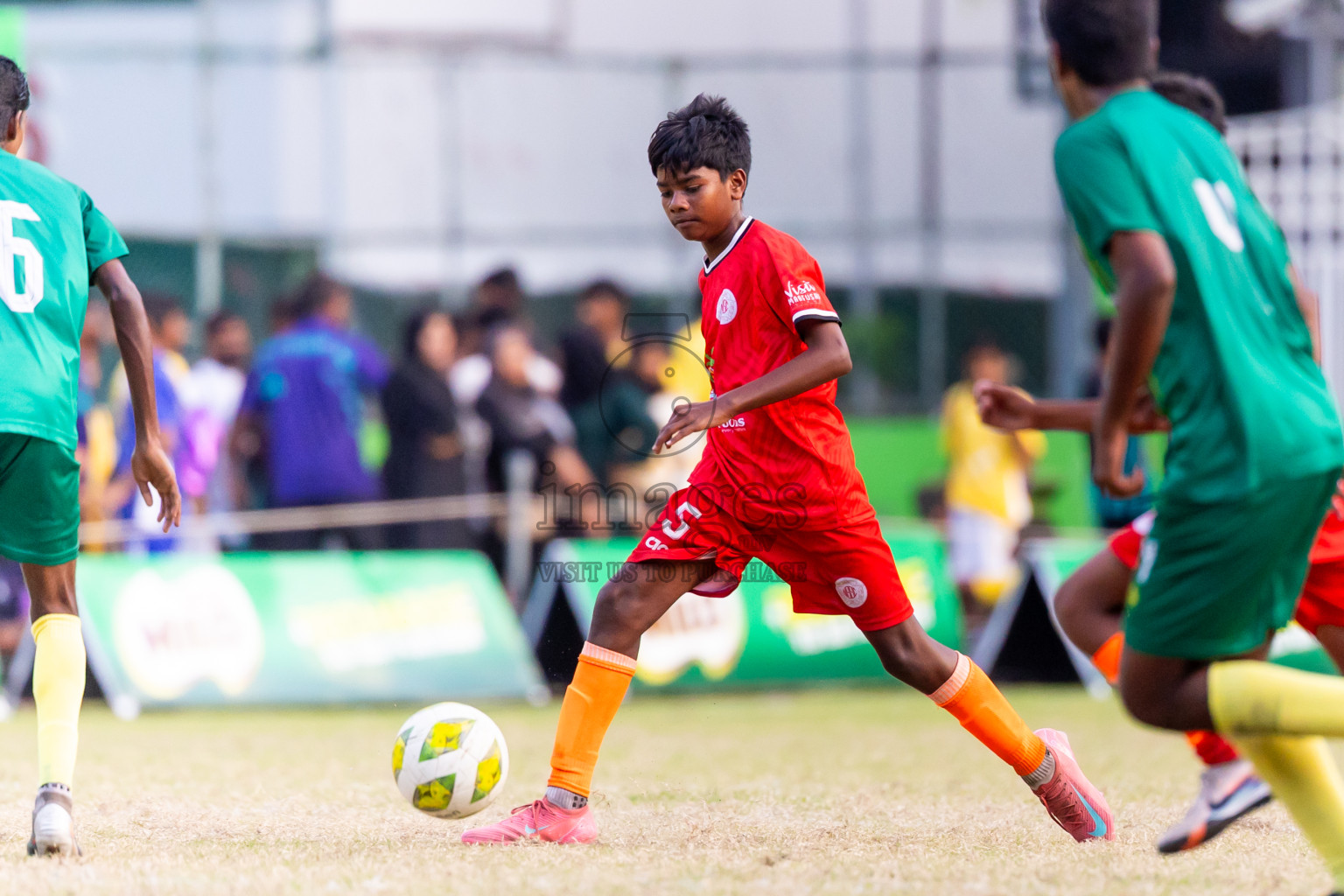 Day 5 of MILO Academy Championship 2025 (U14) was held on Monday, 3rd November 2025 at Henveiru Football Grounds, Male', Maldives . Photos: Nausham Waheed / images.mv