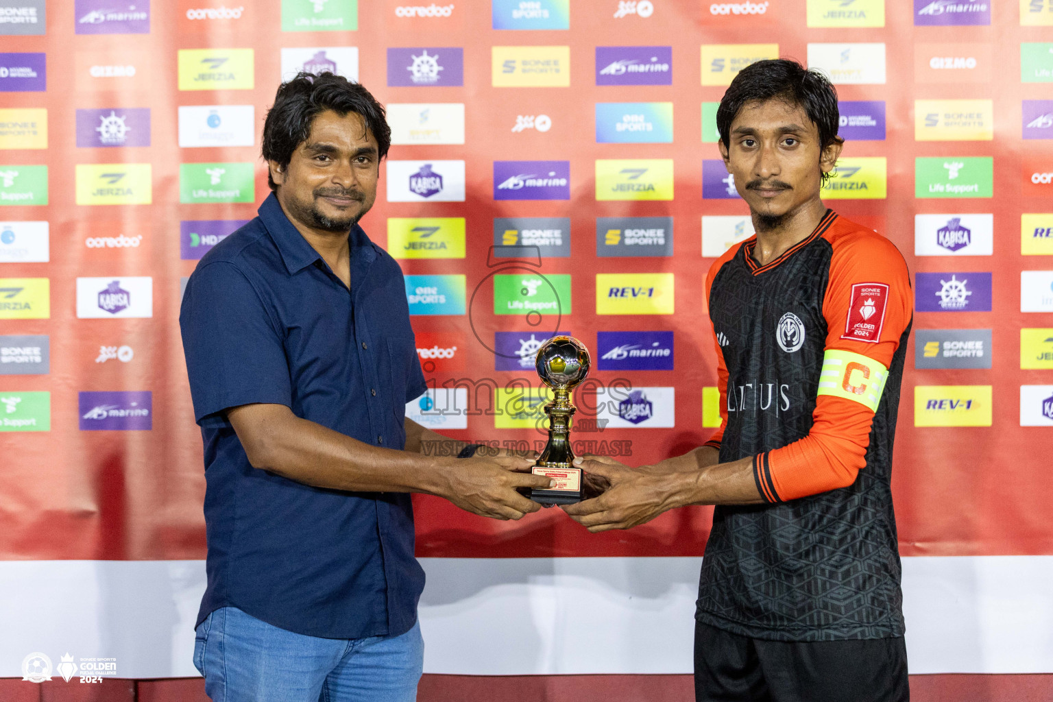 R Meedhoo vs R Maduvvari in Golden Futsal Challenge 2024 was held on Tuesday, 16th January 2024, in Hulhumale', Maldives Photos: Ismail Thoriq / images.mv