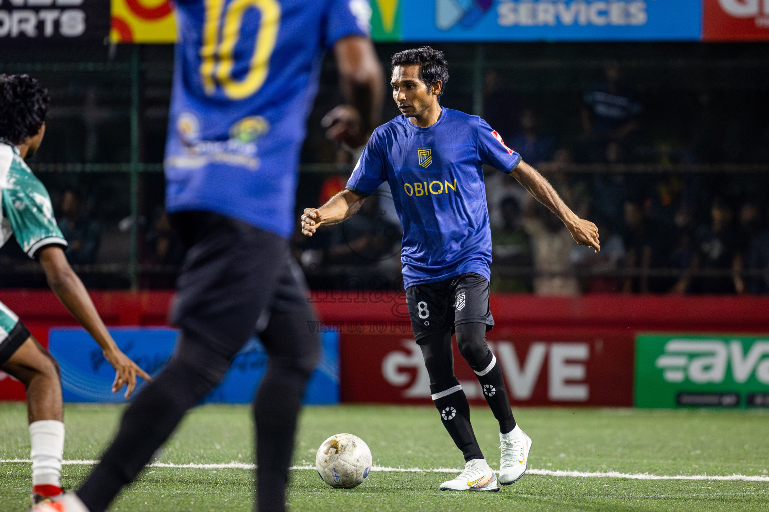 HDh Kumundhoo vs HDh Naivaadhoo in Day 17 of Golden Futsal Challenge 2025 was held on Tuesday, 21st January 2025, in Hulhumale', Maldives. Photos: Nausham Waheed / images.mv
