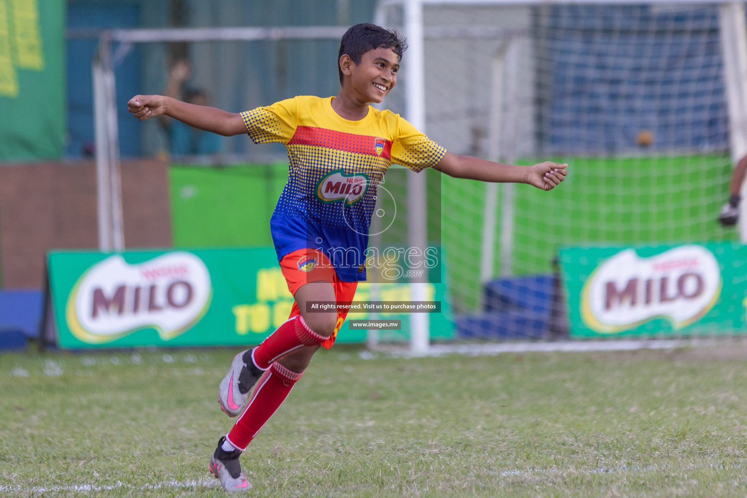 Day 2 of MILO Academy Championship 2023 (U12) was held in Henveiru Football Grounds, Male', Maldives, on Saturday, 19th August 2023. Photos: Shuu / images.mv