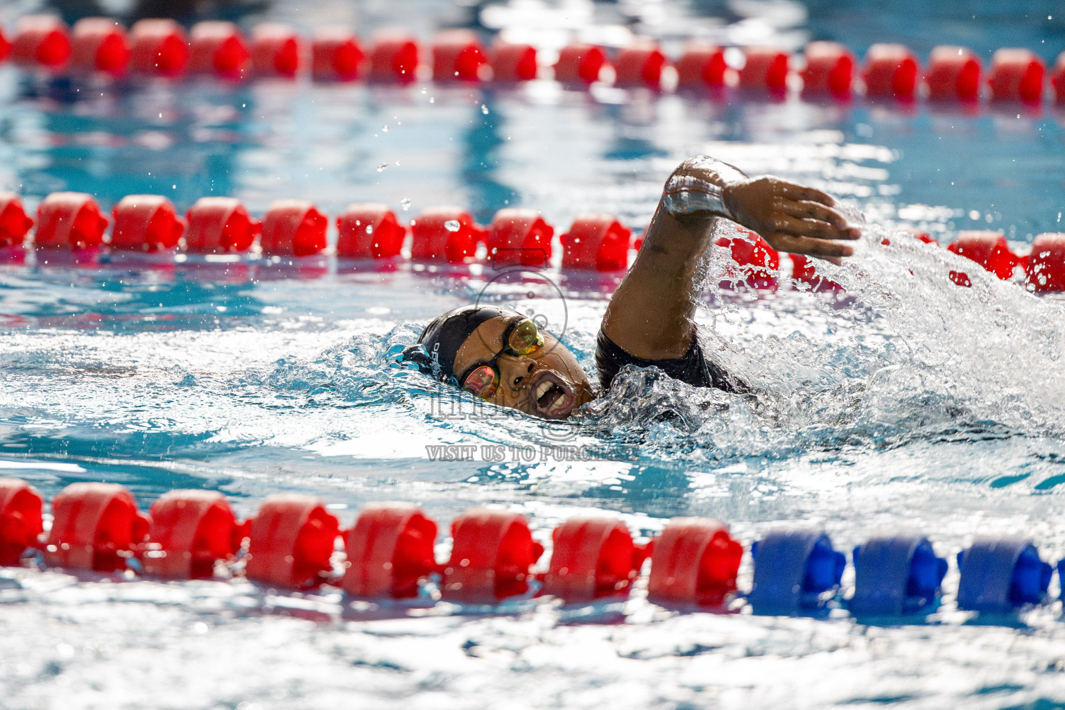 Day 4 of National Swimming Competition 2024 held in Hulhumale', Maldives on Monday, 16th December 2024. 
Photos: Hassan Simah / images.mv