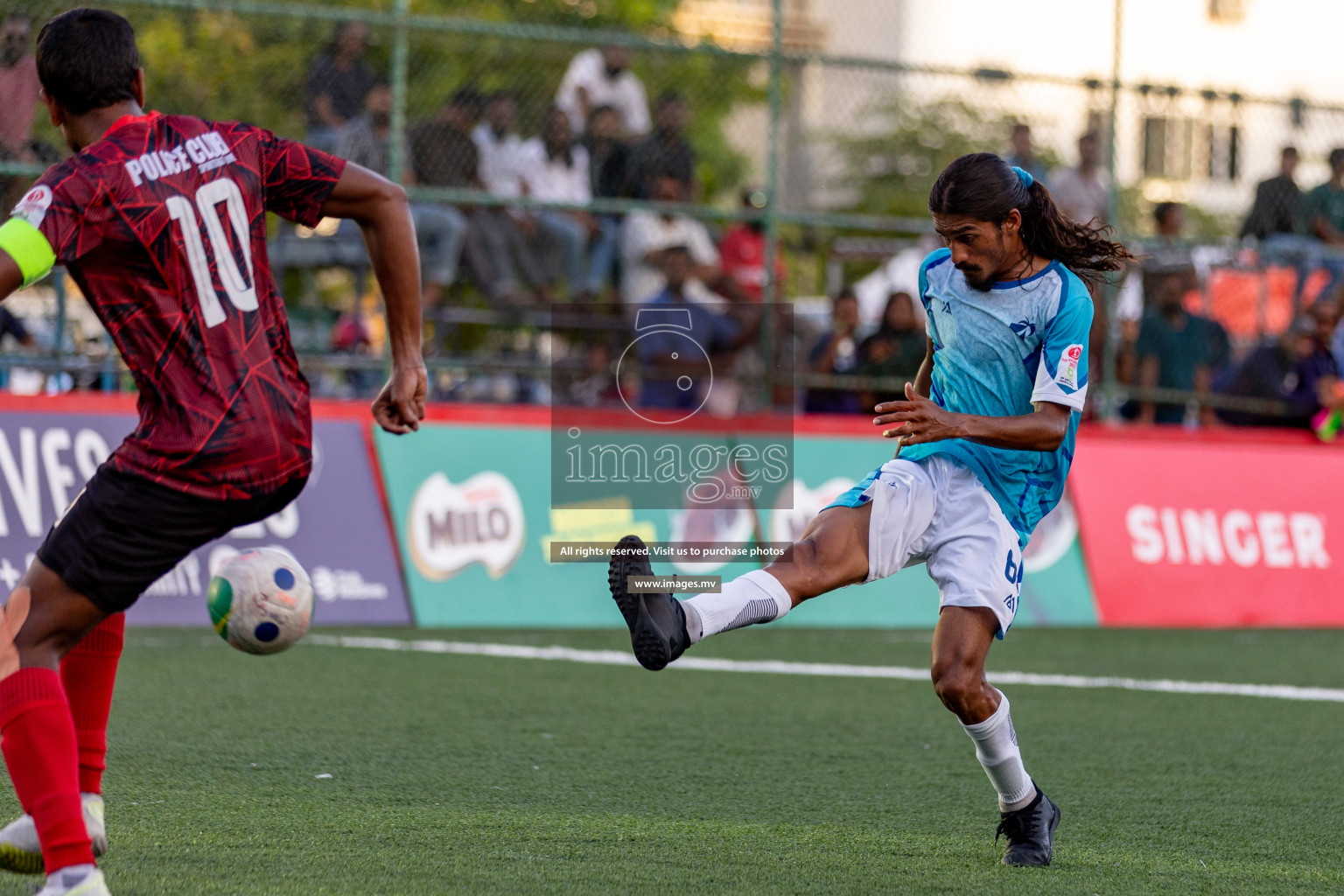 MACL vs Police Club in Club Maldives Cup 2023 held in Hulhumale, Maldives, on Saturday, 22nd July 2023. Photos: Hassan Simah / images.mv