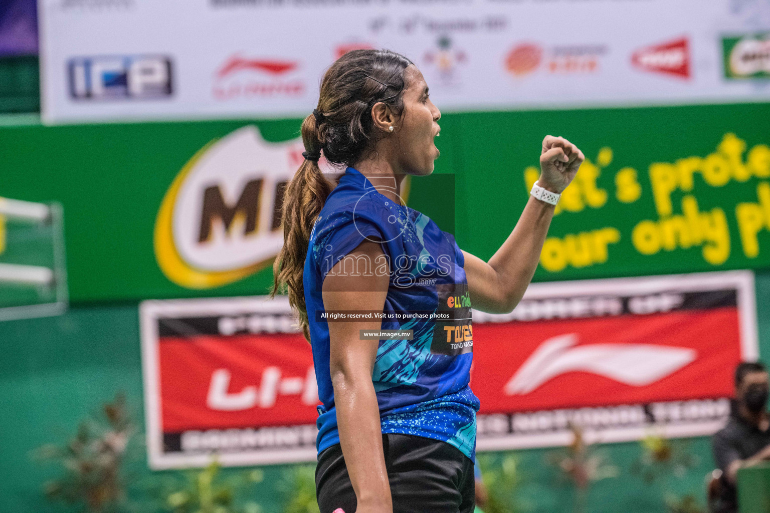 Final of Badminton association mixed group championship 2021 held in Male', Maldives Photos by Nausham Waheed