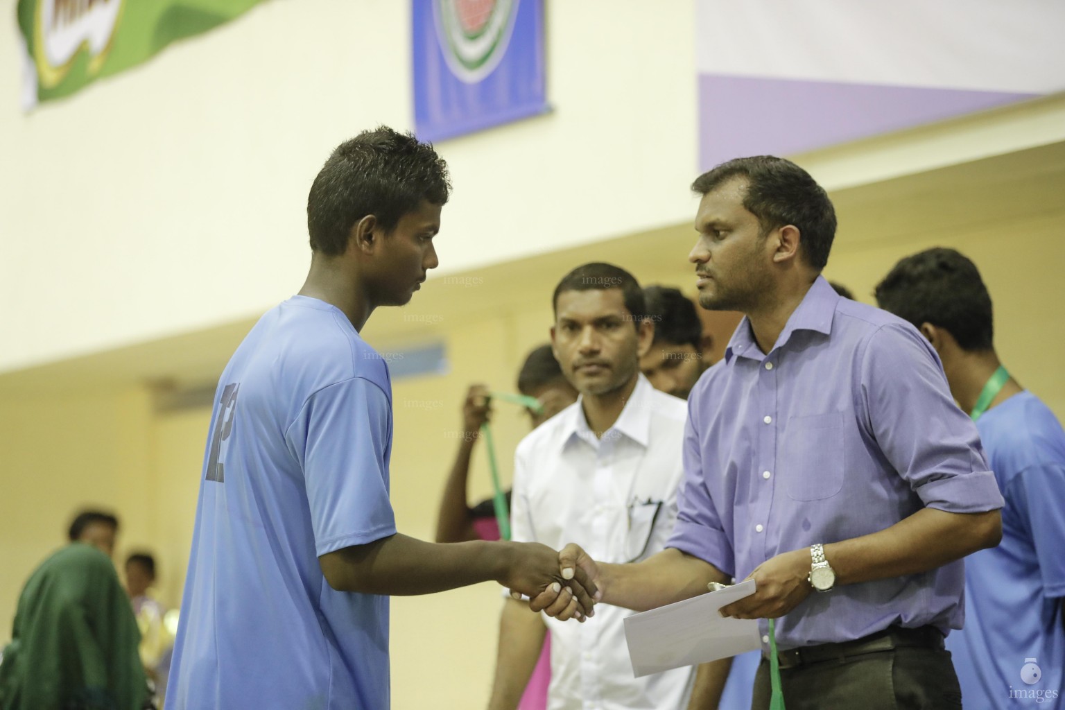 Inter college / university volleyball tournament Under 19 boys final
Villa Int High School VS Faafu Atholhu Madharusa  - Male , Maldives. 14th MARCH 2017 (Images.mv Photo: Mohamed Ahsan)