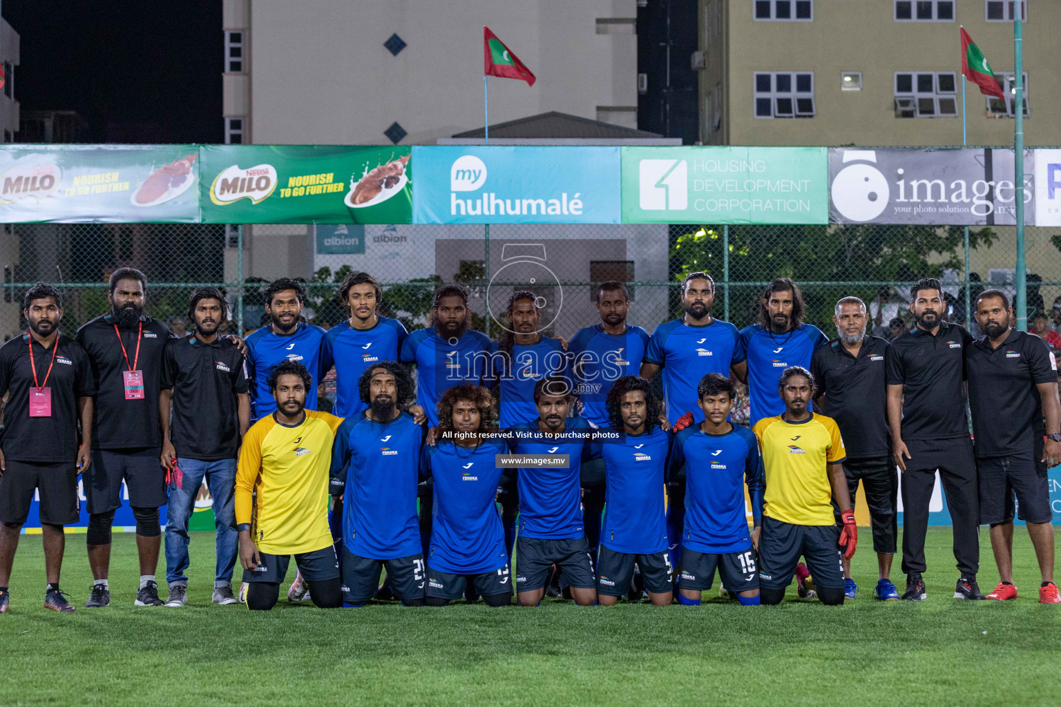 Team Fenaka vs United BML in Club Maldives Cup 2022 was held in Hulhumale', Maldives on Sunday, 9th October 2022. Photos: Ismail Thoriq / images.mv