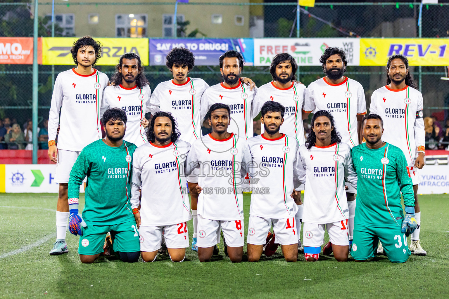 L Gan vs L Isdhoo in Day 28 of Golden Futsal Challenge 2024 was held on Sunday , 11th February 2024 in Hulhumale', Maldives Photos: Nausham Waheed / images.mv