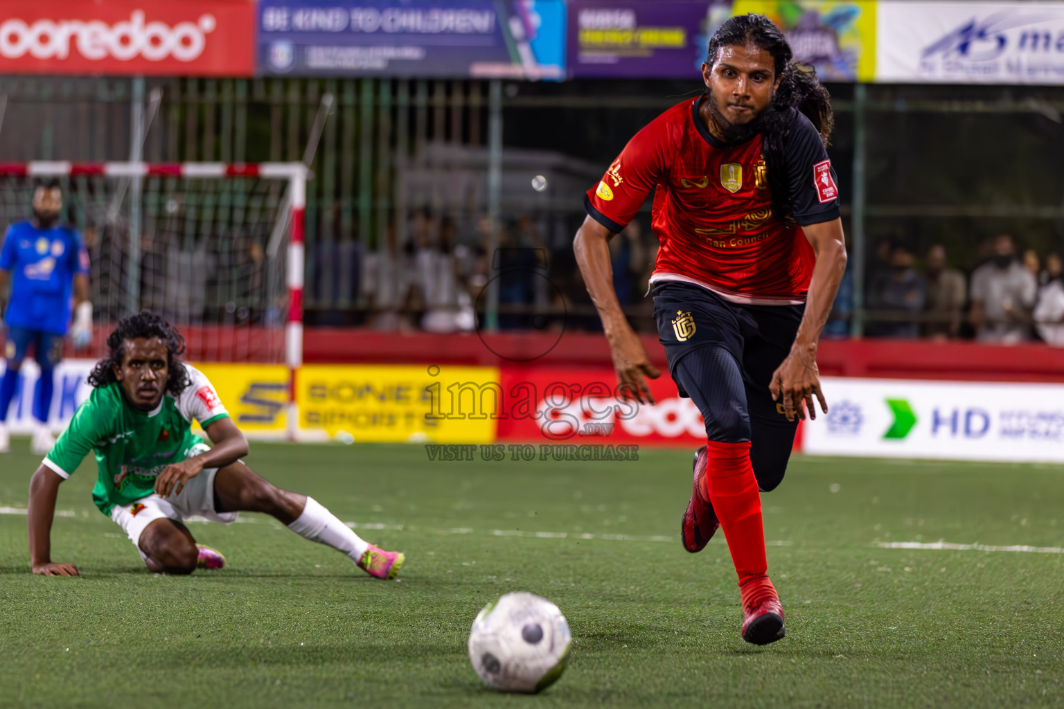 L Gan L Kalaidhoo in Day 12 of Golden Futsal Challenge 2024 was held on Friday, 26th January 2024, in Hulhumale', Maldives
Photos: Ismail Thoriq / images.mv