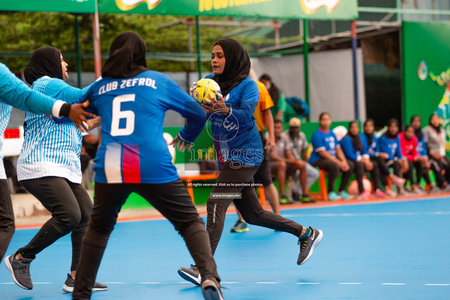 Milo 8th National Handball Tournament Day3, 17th December 2021, at Handball Ground, Male', Maldives. Photos by Shuu Abdul Sattar