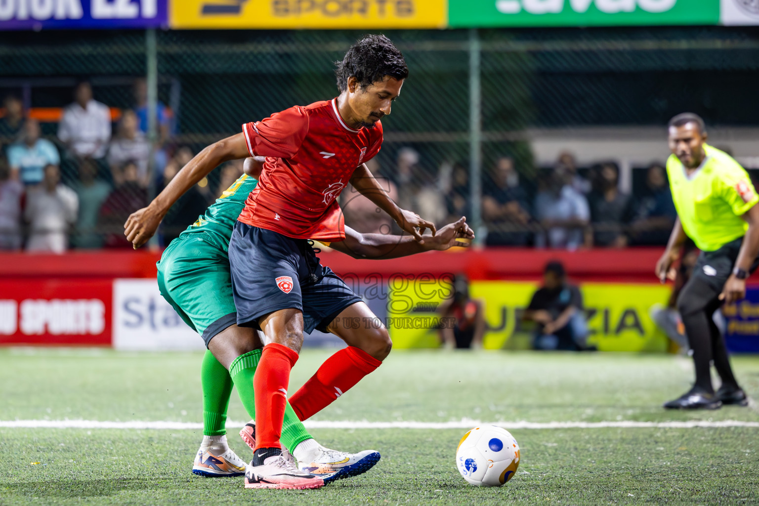 ADh Omadhoo vs ADh Mahibadhoo in Alifu Dhaalu Atoll Final on Day 23 of Golden Futsal Challenge 2025 was held on Monday , 27th January 2025, in Hulhumale', Maldives.
Photos: Ismail Thoriq / images.mv