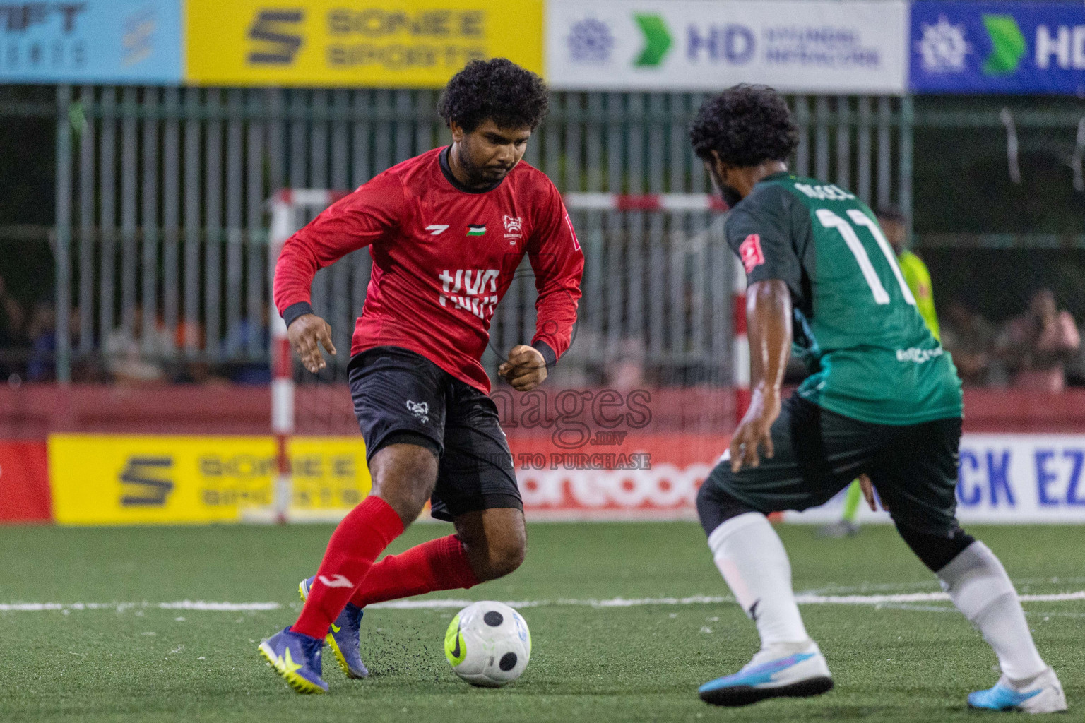 HDh Vaikaradhoo vs HDh Makunudhoo in Golden Futsal Challenge 2024 was held on Tuesday, 16th January 2024, in Hulhumale', Maldives Photos: Ismail Thoriq / images.mv