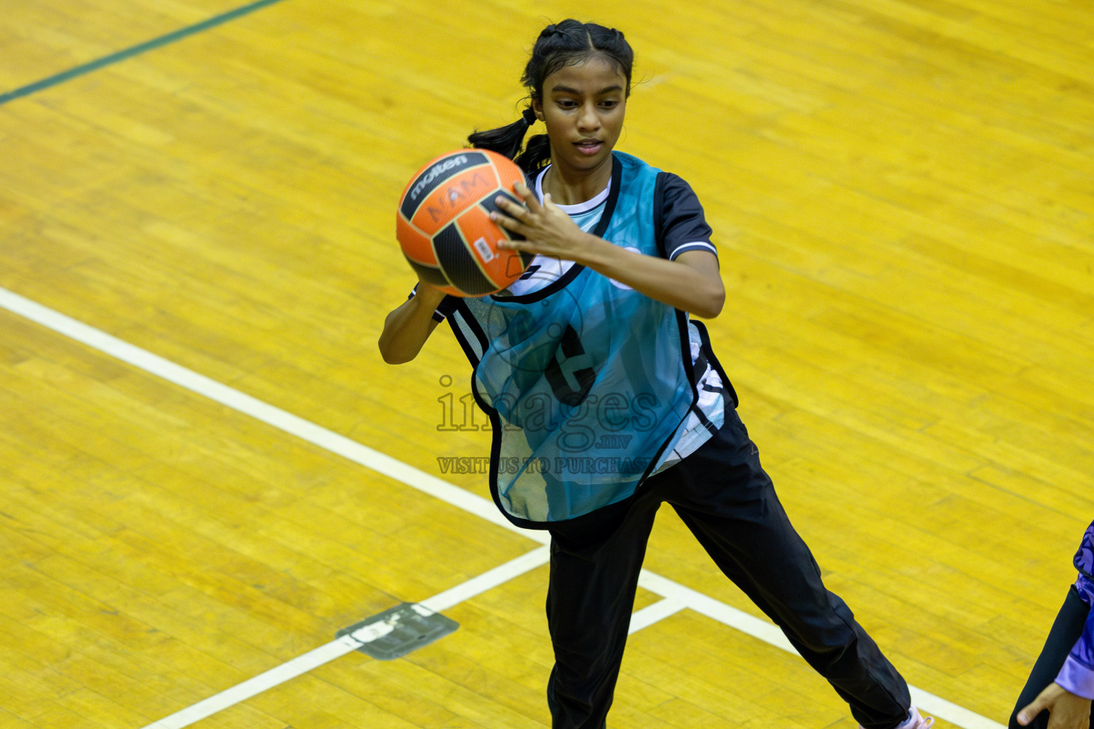 Day 13 of 25th Inter-School Netball Tournament was held in Social Center at Male', Maldives on Saturday, 24th August 2024. Photos: Mohamed Mahfooz Moosa / images.mv