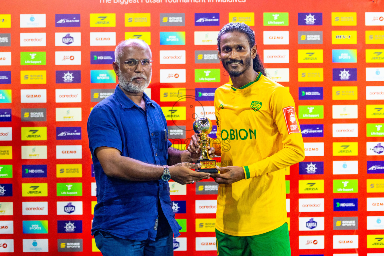 GDh. Vaadhoo VS GDh. Gadhdhoo in Day 23 of Golden Futsal Challenge 2024 was held on Tuesday , 6th February 2024 in Hulhumale', Maldives 
Photos: Hassan Simah / images.mv