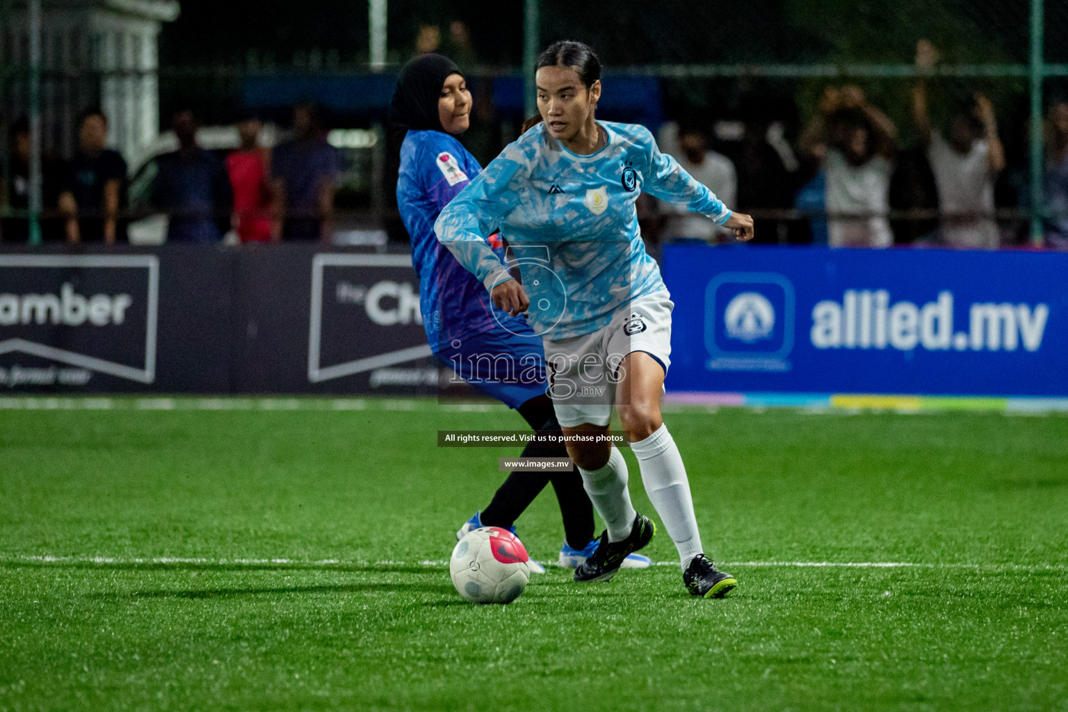 MPL vs Club MYS in Eighteen Thirty Women's Futsal Fiesta 2022 was held in Hulhumale', Maldives on Monday, 21st October 2022. Photos: Hassan Simah / images.mv