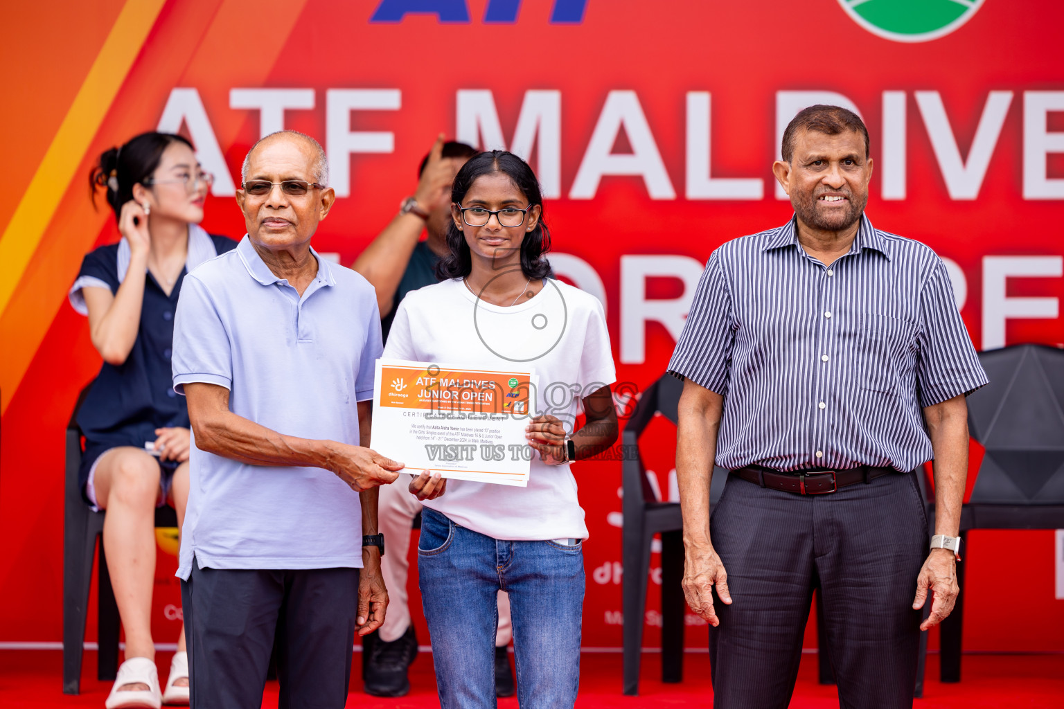 Finals of ATF Maldives Junior Open Tennis was held in Male' Tennis Court, Male', Maldives on Saturday, 21st December 2024. Photos: Nausham Waheed/ images.mv