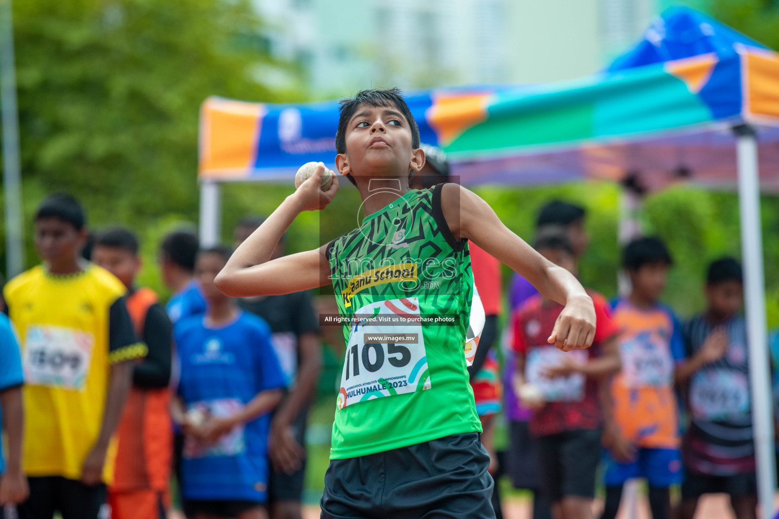 Day two of Inter School Athletics Championship 2023 was held at Hulhumale' Running Track at Hulhumale', Maldives on Sunday, 15th May 2023. Photos: Nausham Waheed / images.mv