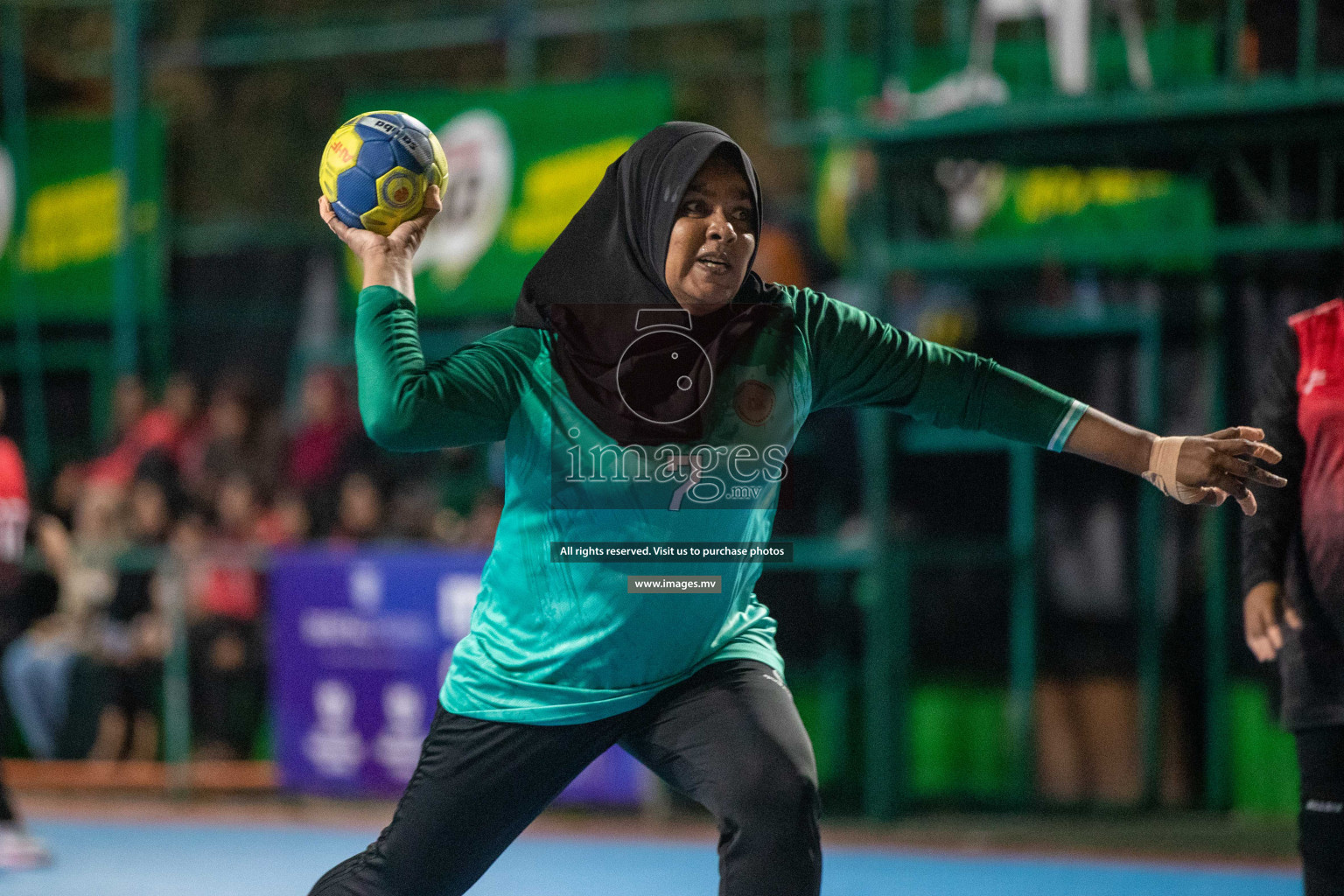 Day 9 of 6th MILO Handball Maldives Championship 2023, held in Handball ground, Male', Maldives on 28th May 2023 Photos: Nausham Waheed/ Images.mv