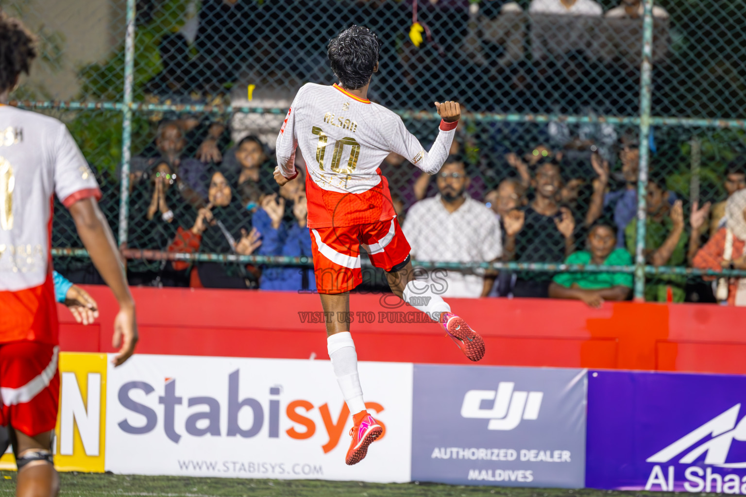 AA Mathiveri vs AA Thoddoo in Zone Round on Day 27 of Golden Futsal Challenge 2025 was held on Friday , 31st January 2025, in Hulhumale', Maldives. Photos: Ismail Thoriq / images.mv
