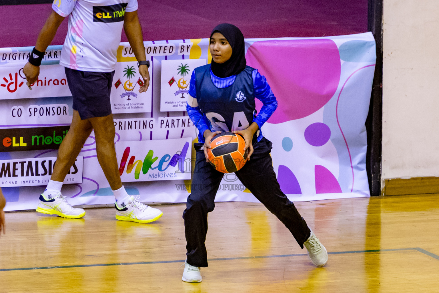 Day 10 of 25th Inter-School Netball Tournament was held in Social Center at Male', Maldives on Tuesday, 20th August 2024. Photos: Nausham Waheed / images.mv