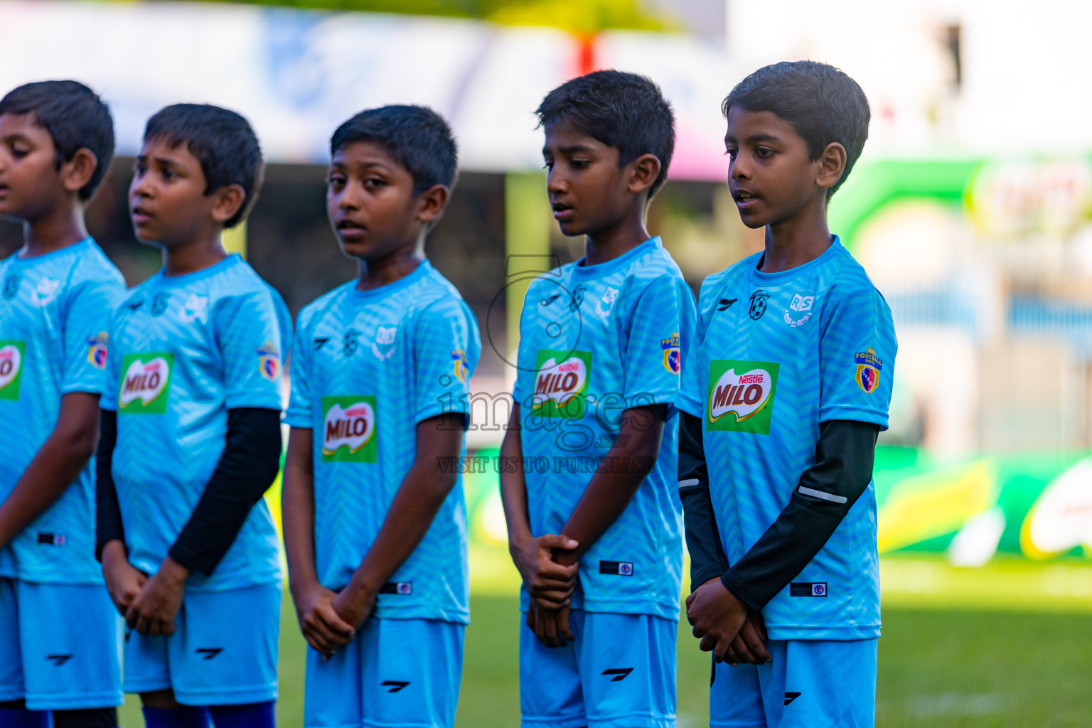 Day 2 of MILO Kids Football Fiesta was held at National Stadium in Male', Maldives on Saturday, 24th February 2024.