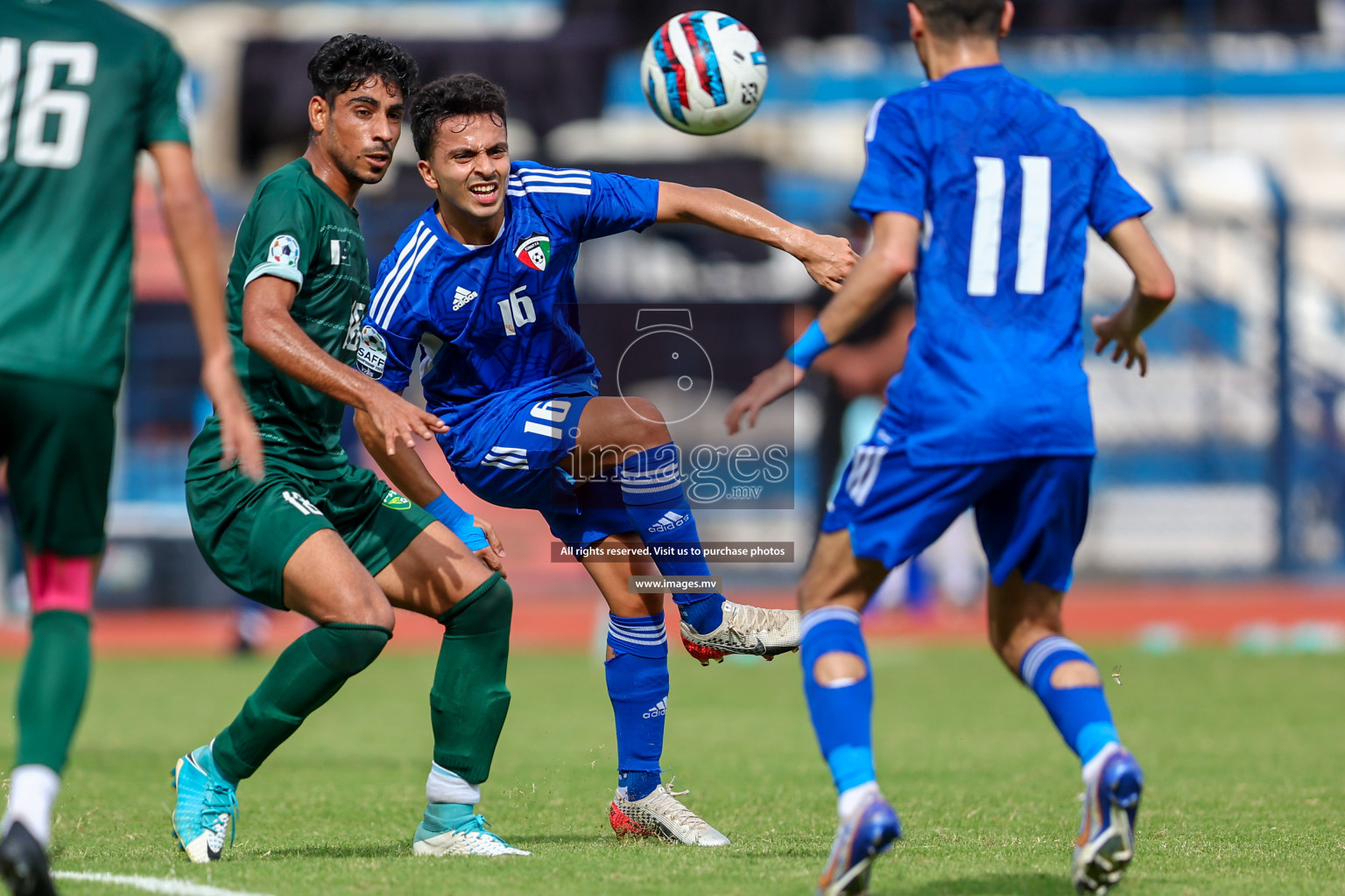 Pakistan vs Kuwait in SAFF Championship 2023 held in Sree Kanteerava Stadium, Bengaluru, India, on Saturday, 24th June 2023. Photos: Hassan Simah / images.mv