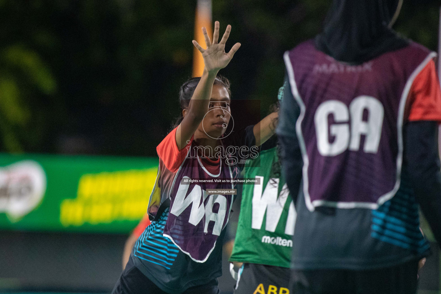 Day 2 of 20th Milo National Netball Tournament 2023, held in Synthetic Netball Court, Male', Maldives on 30th May 2023 Photos: Nausham Waheed/ Images.mv