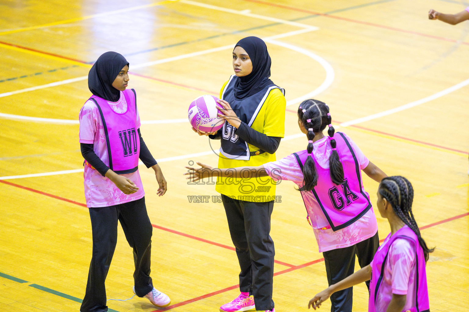 KYRC vs Xenith SC in Day 6 of 24th Milo Netball Association Championship held in Social Center at Male', Maldives on Saturday, 6th September 2025. Photos: Yasna Ahmed / images.mv