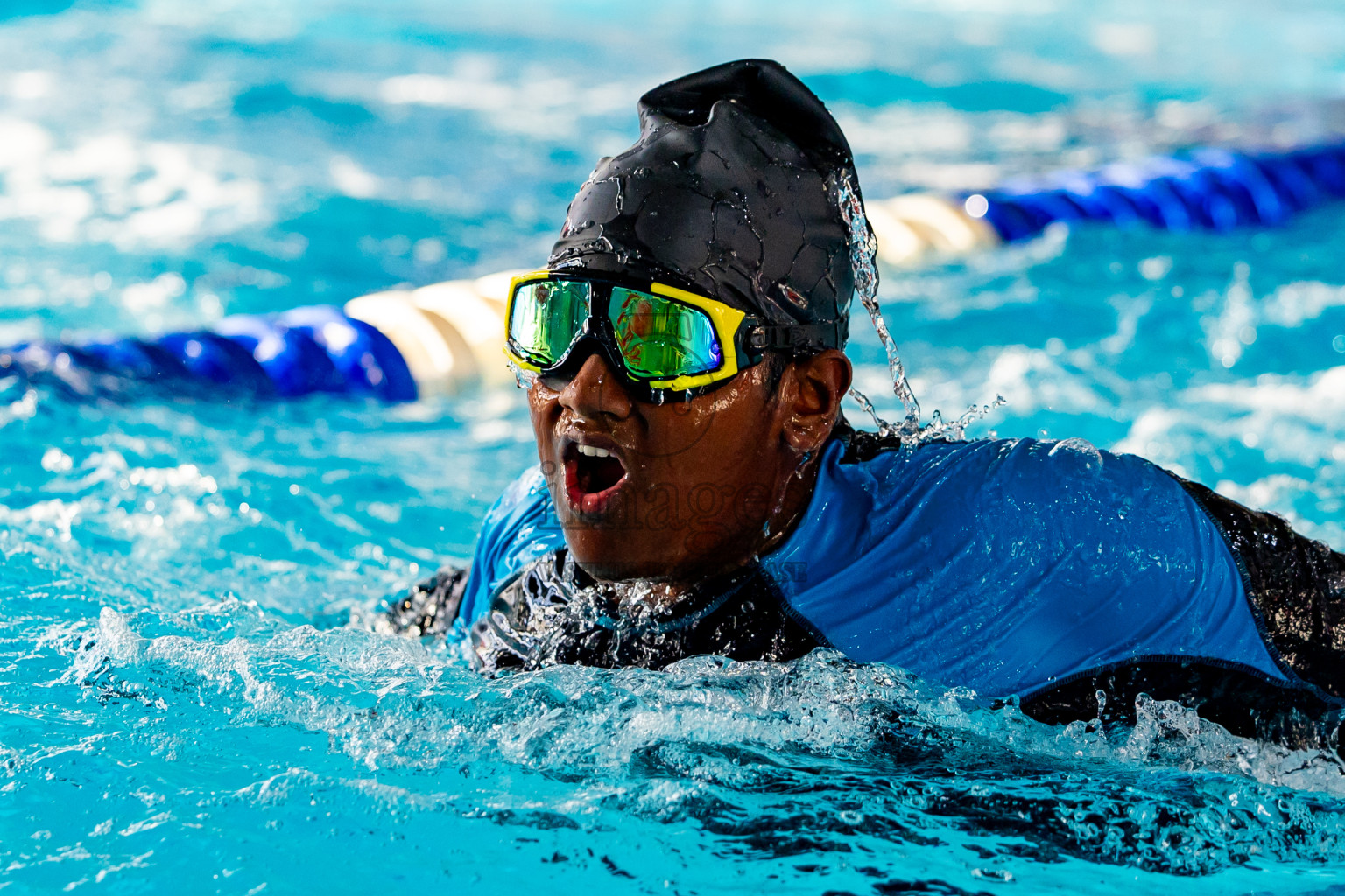 Day 5 of 20th Inter-school Swimming Competition 2024 held in Hulhumale', Maldives on Wednesday, 16th October 2024. Photos: Nausham Waheed / images.mv