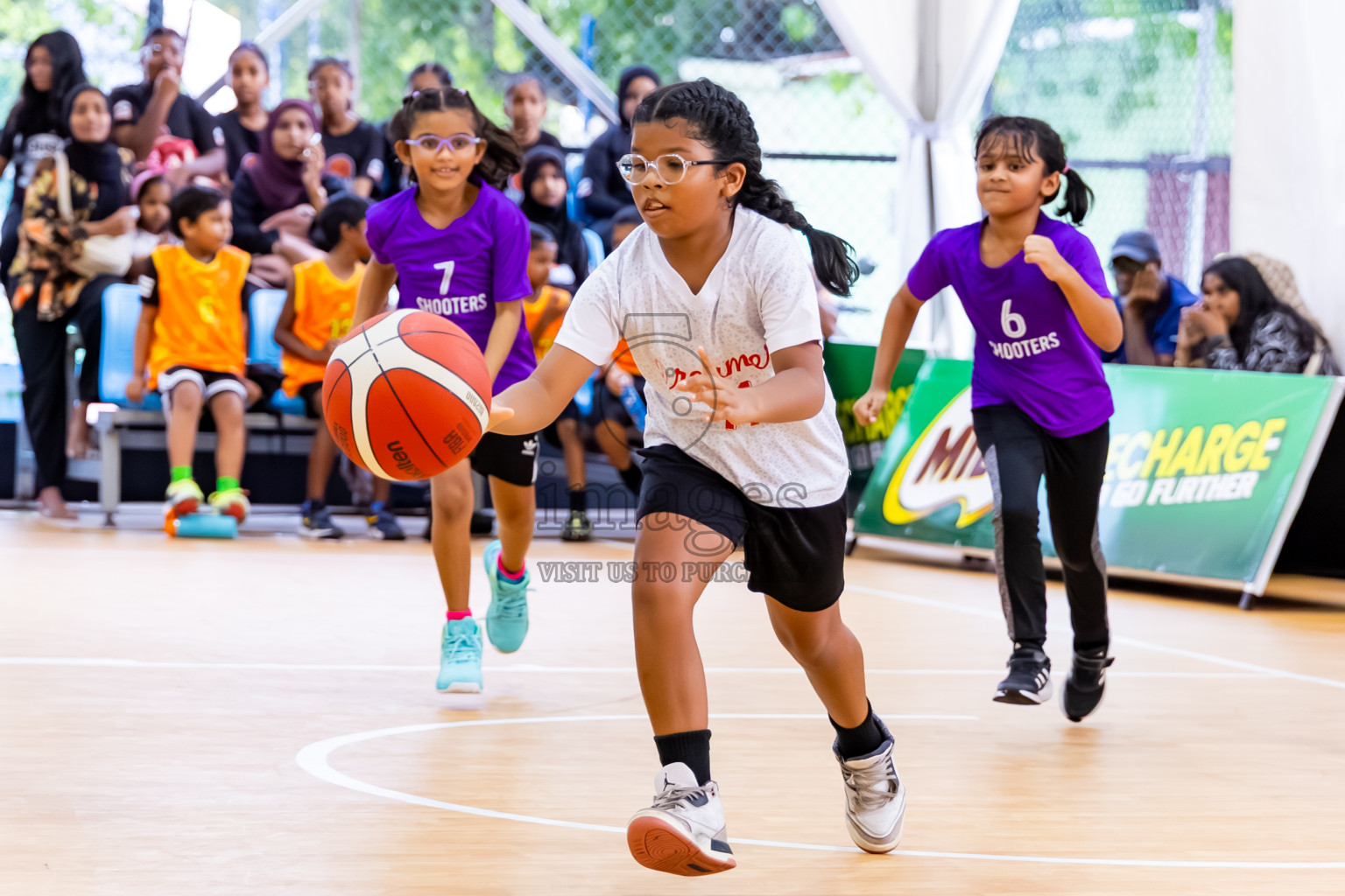 Day 3 of Milo 5 x 5 Junior Challenge 2025 - Basketball tournament held in Basketball Training Center, Male', Maldives on Saturday, 11th October 2025. Photos by: Nausham Waheed, Hassan Simah / Images.mv