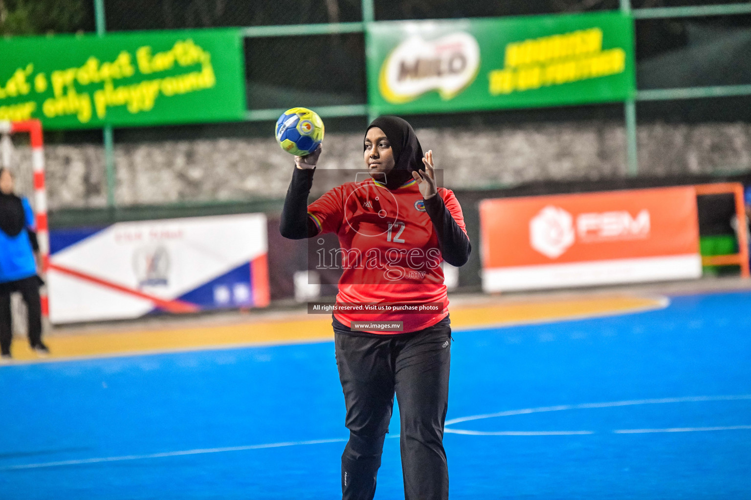 Day 13 of Milo 6th Inter Office Handball Tournament 2022 - Photos by  Nausham Waheed