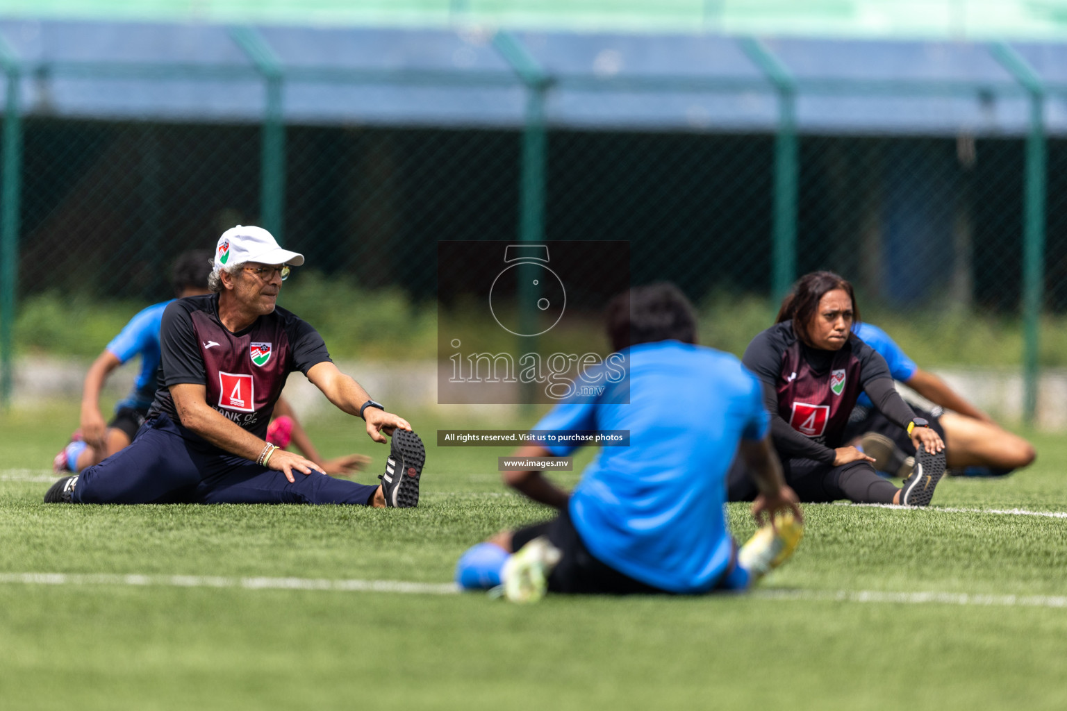 Maldives and Bangladesh Practice Sessions on 23 June 2023 before their match in Bangabandhu SAFF Championship 2023 held in Bengaluru Football Tournament