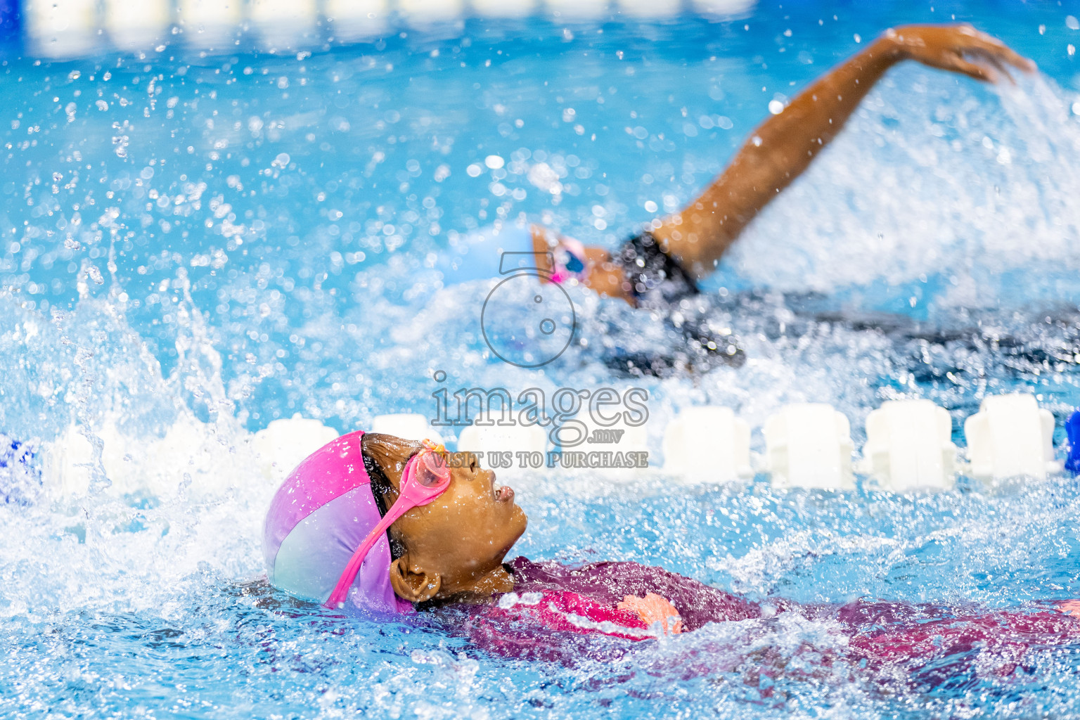 Day 4 of BML 6th National Kids Swimming Kids Festival 2025 held in Hulhumale', Maldives on Thursday, 6th November 2024. Photos: Hassan Simah / images.mv