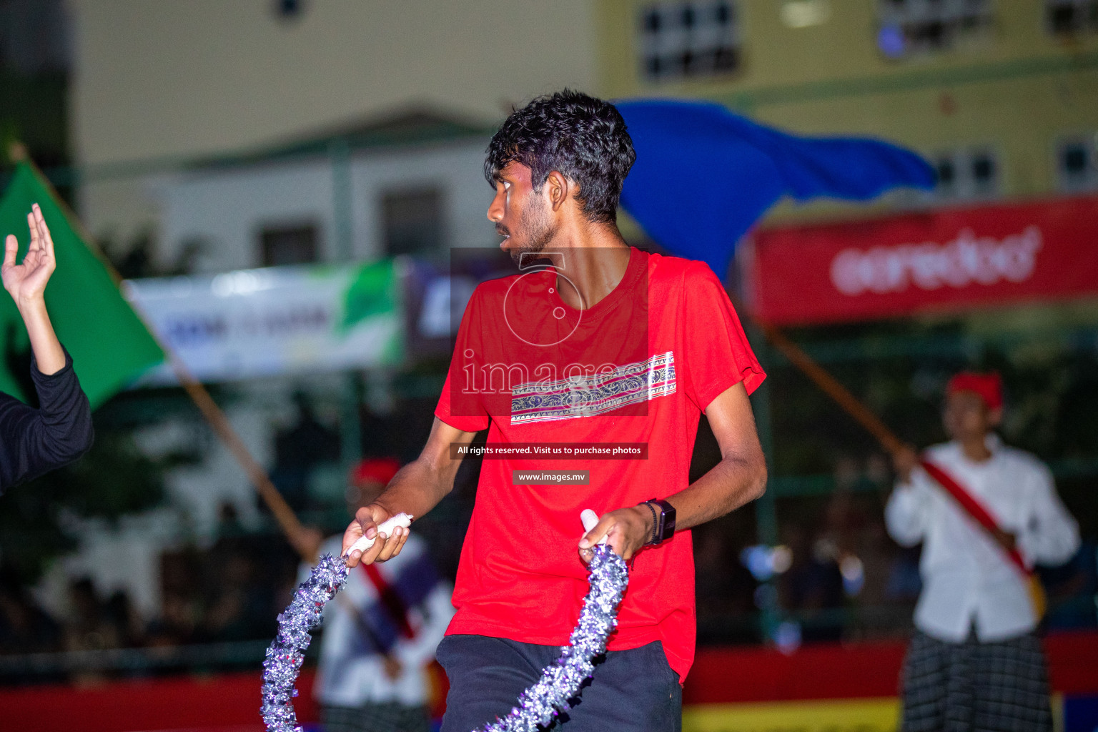 Opening of Sonee Sports Golden Futsal Challenge 2023 held on 4th Feb 2023 in Hulhumale, Male', Maldives. Photos by Nausham Waheed