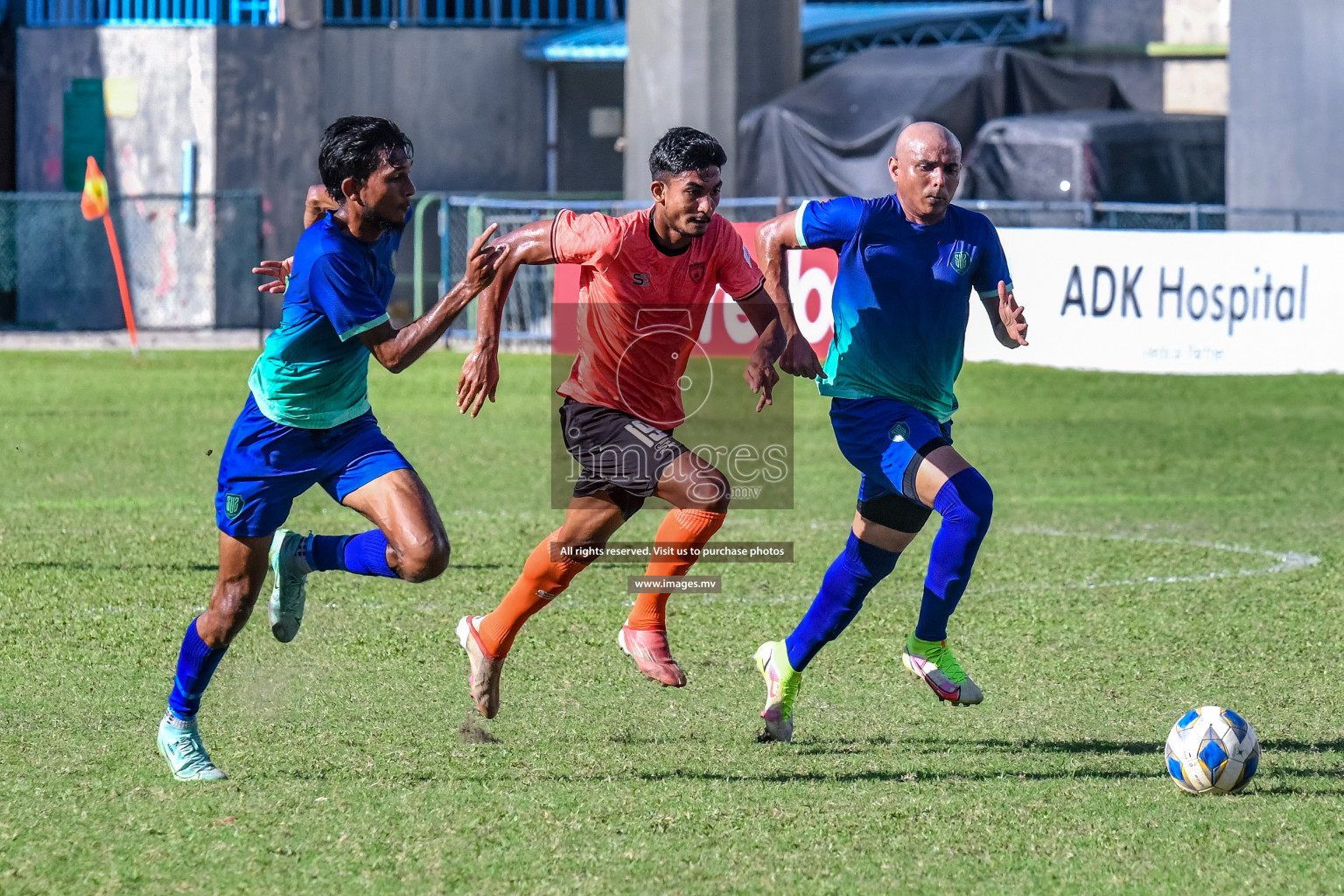 Club Eagles vs Super United sports in the FA Cup 2022 on 15th Aug 2022, held in National Football Stadium, Male', Maldives Photos: Nausham Waheed / Images.mv