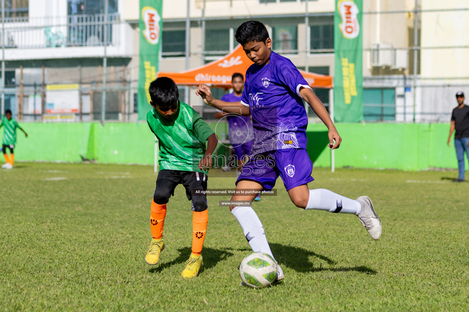 Day 1 of MILO Academy Championship 2023 (U12) was held in Henveiru Football Grounds, Male', Maldives, on Friday, 18th August 2023.