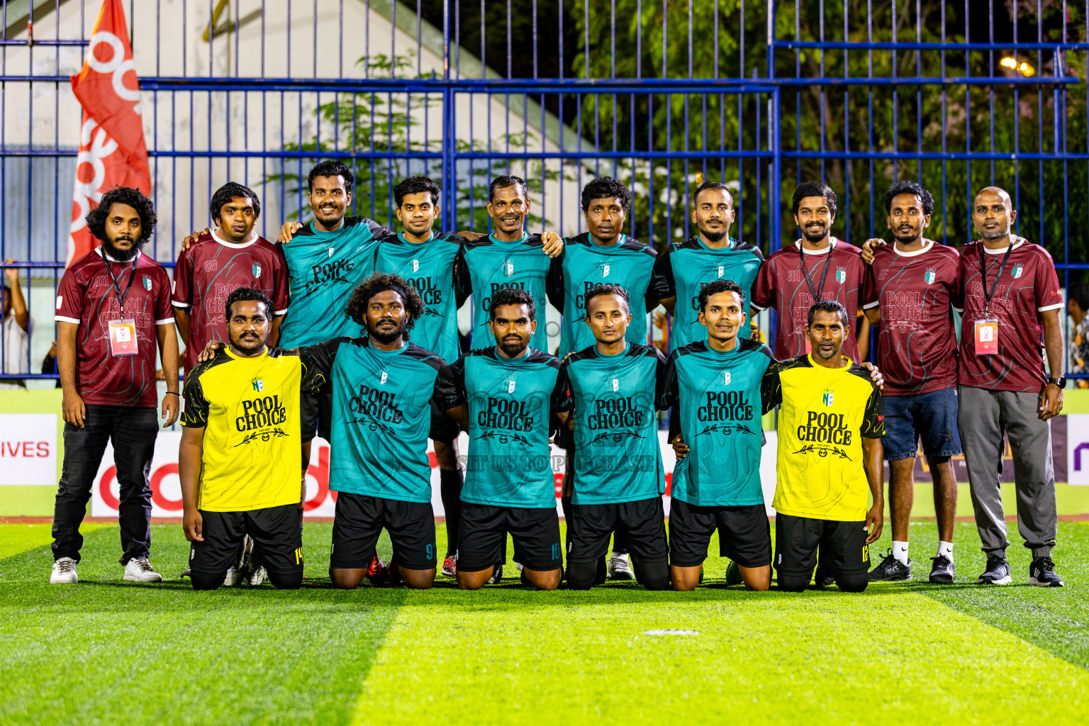 Nala Brothers vs Keawan FC in Day 1 of Eydhafushi Futsal Cup 2024 was held on Monday , 8th April 2024, in B Eydhafushi, Maldives Photos: Nausham Waheed / images.mv