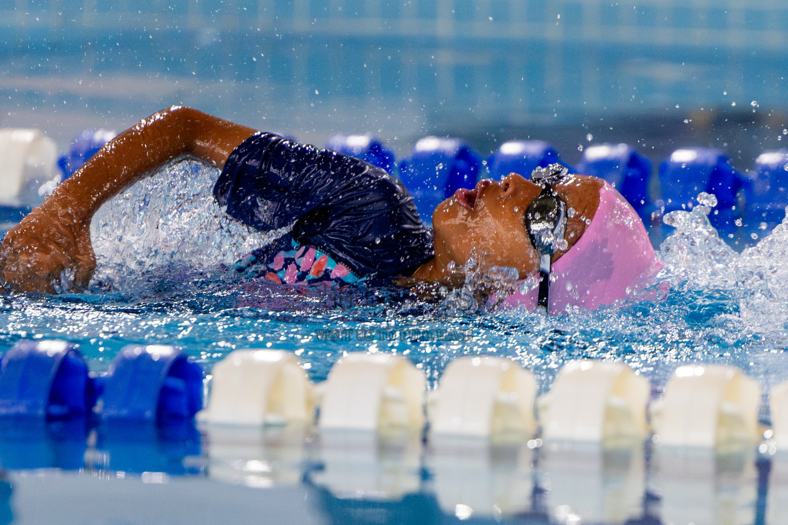 Day 1 of BML 5th National Swimming Kids Festival 2024 held in Hulhumale', Maldives on Monday, 18th November 2024. Photos: Nausham Waheed / images.mv