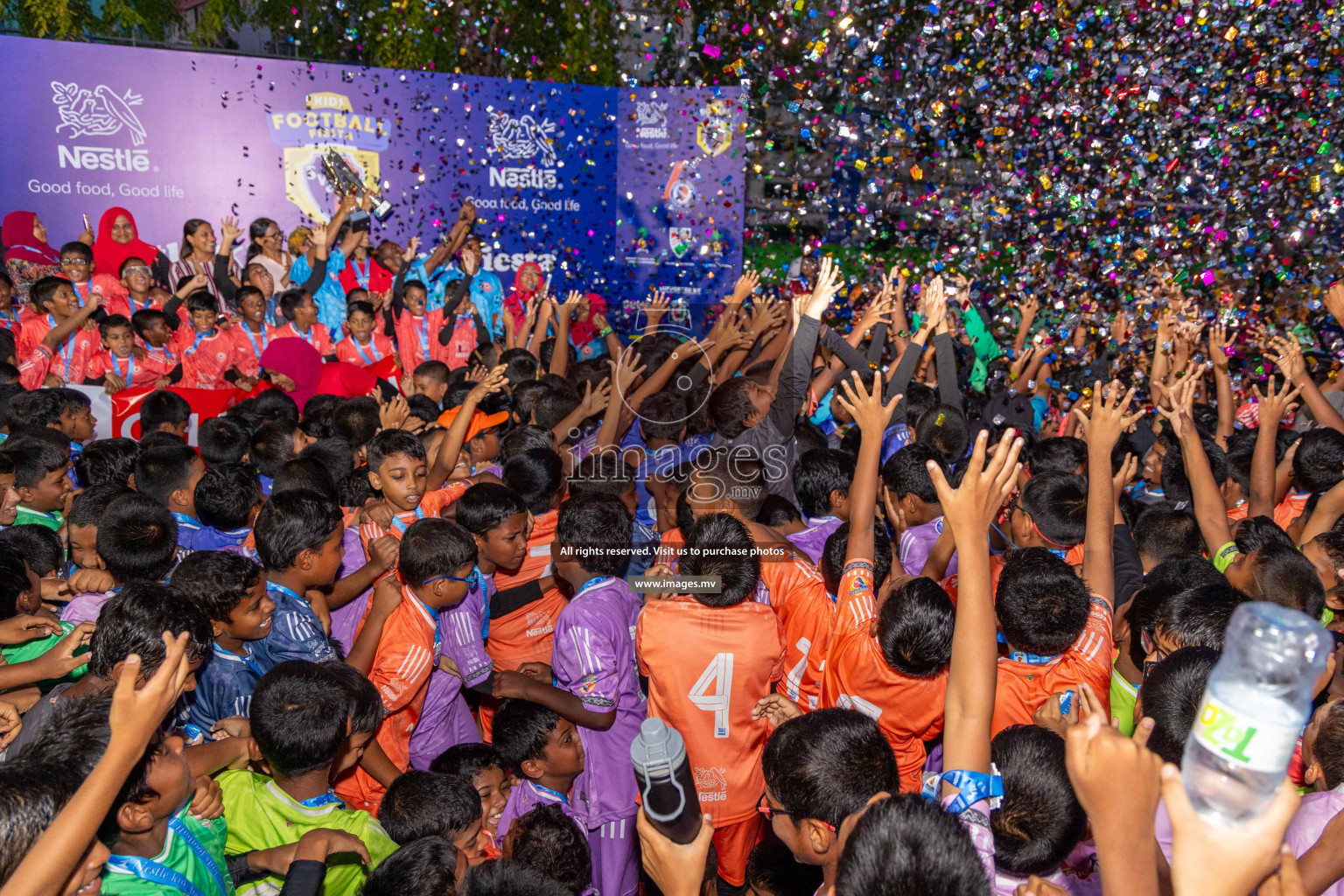 Day 4 of Nestle Kids Football Fiesta, held in Henveyru Football Stadium, Male', Maldives on Saturday, 14th October 2023
Photos: Ismail Thoriq / images.mv