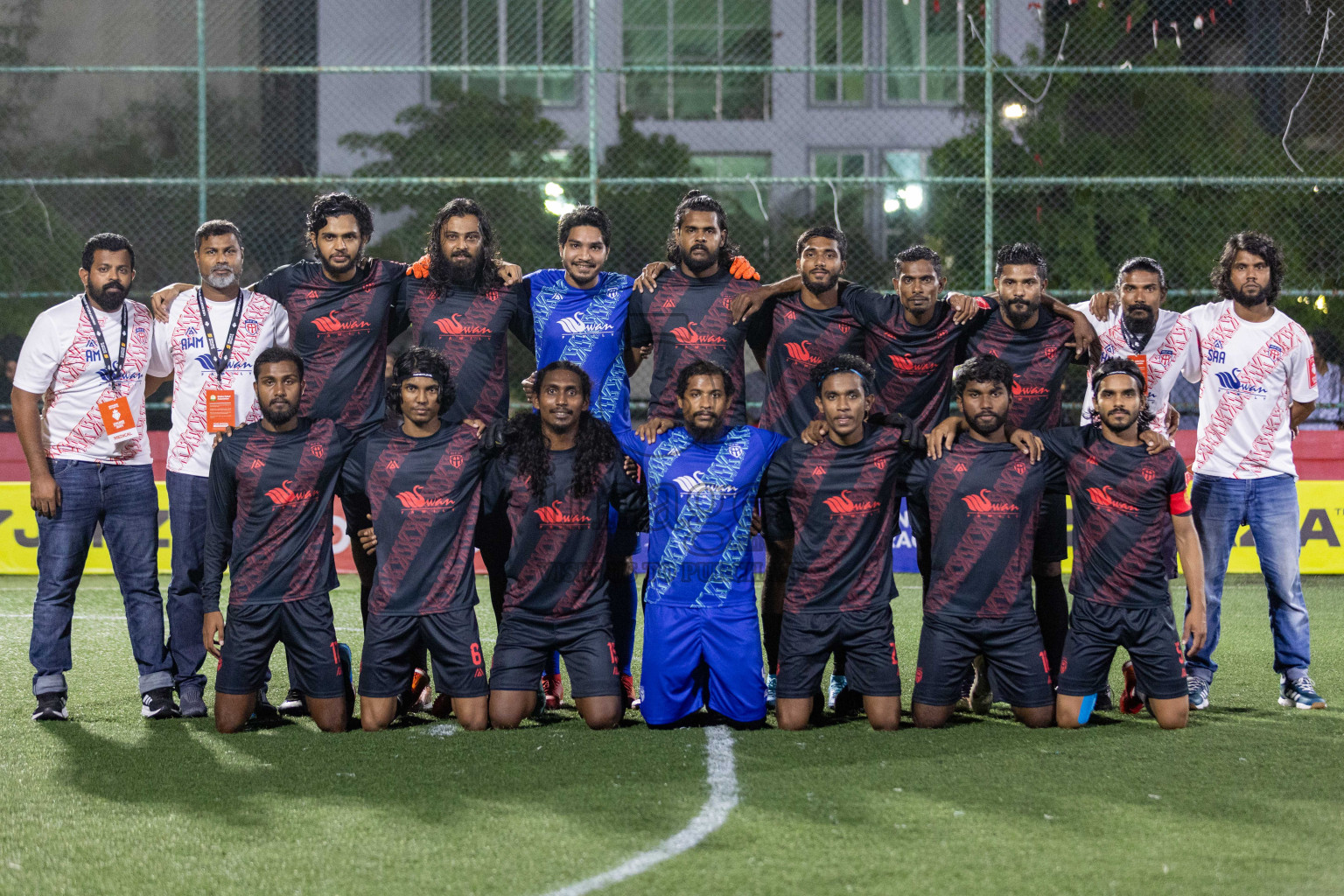 HA. Ihavandhoo vs HA. Muraidhoo in Day 1 of Golden Futsal Challenge 2024 was held on Monday, 15th January 2024, in Hulhumale', Maldives Photos: Nausham Waheed  / images.mv