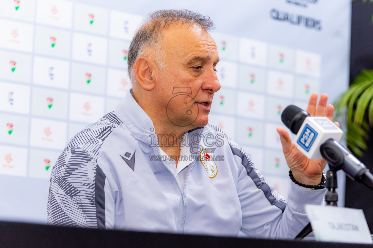 Final Pre-Match Press Conference of AFC Asian Cup Saudi Arabia 2027 Qualifiers -Maldives vs Tajikistan was held at National Stadium in Male', Maldives on Monday, 13th October 2025. Photos: Nausham Waheed / images.mv