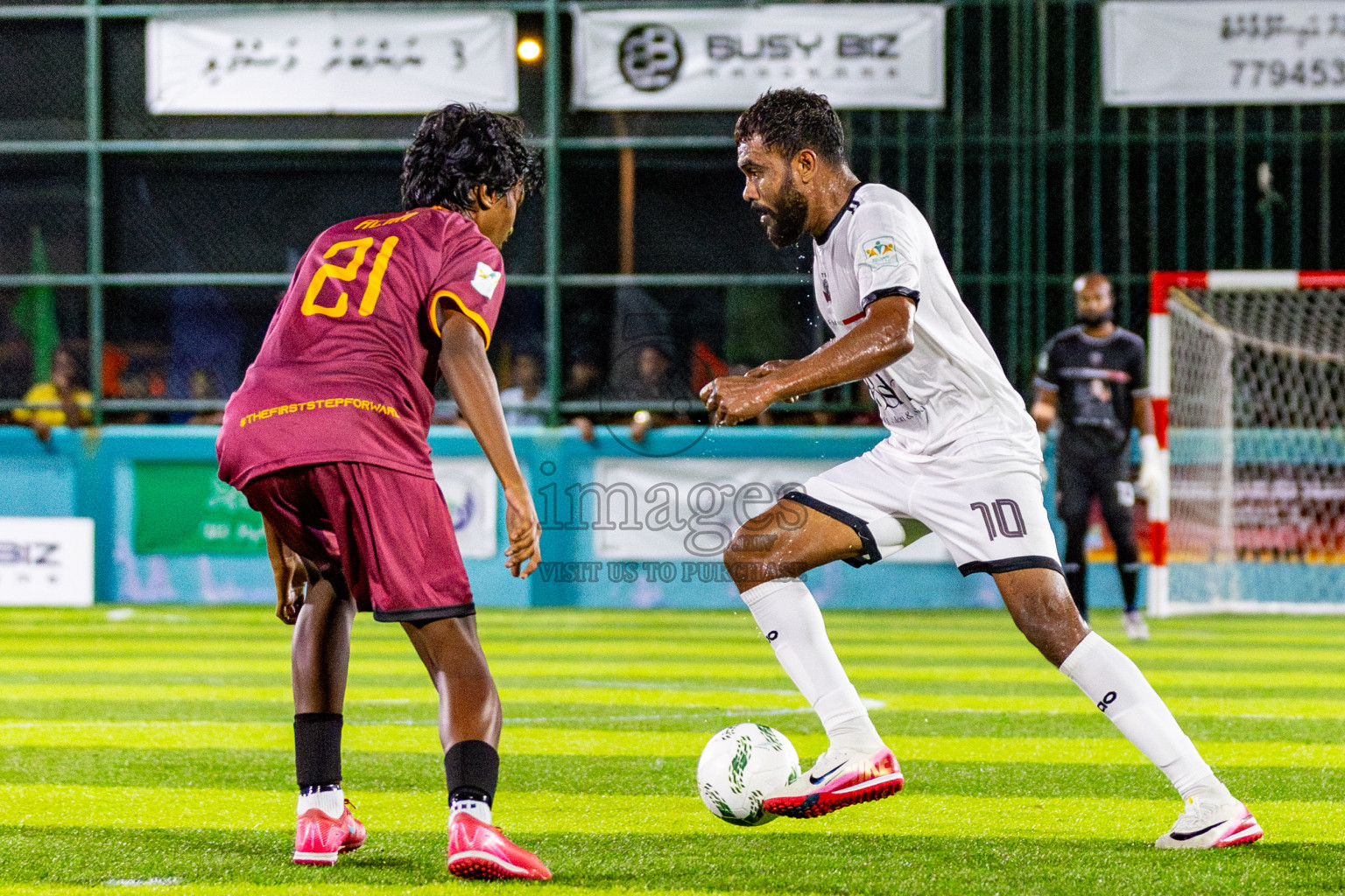 Ifhaams vs Comienzo fc in Semi Finals of Laamehi Dhiggaru Ekuveri Futsal Challenge 2025 was held on Sunday, 27th July 2025, at Dhiggaru Futsal Ground, Dhiggaru, Maldives Photos: Nausham Waheed  / images.mv