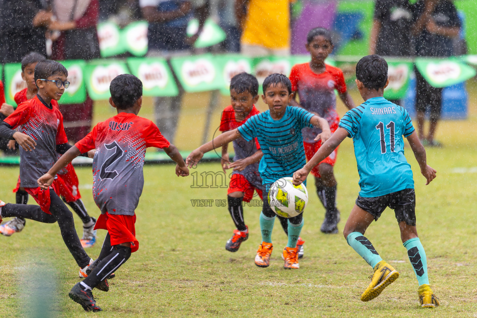 Day 3 of MILO SVAM Juniors 2025 (U-8) was held at Henveiru Stadium in Male', Maldives on Saturday, 28th June 2025. Photos: Ismail Thoriq / images.mv