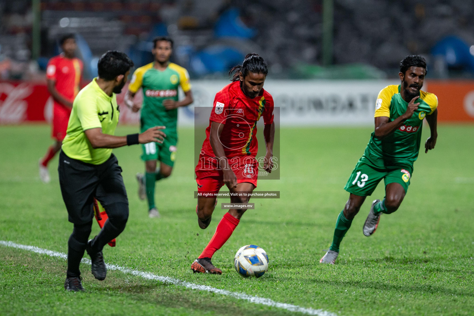 Maziya SRC vs Da Grande SC in Dhiraagu Dhivehi Premier League 2020-21 on 03 January 2021 held in Male', Maldives