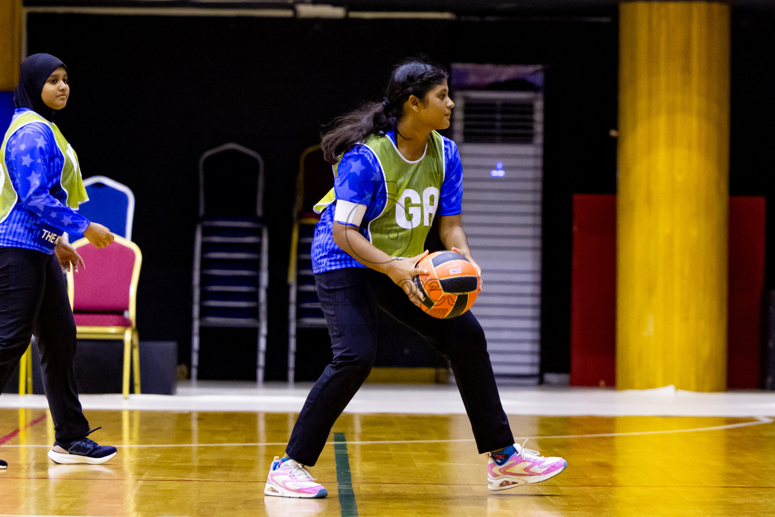 Day 6 of 25th Inter-School Netball Tournament was held in Social Center at Male', Maldives on Thursday, 15th August 2024. Photos: Nausham Waheed / images.mv