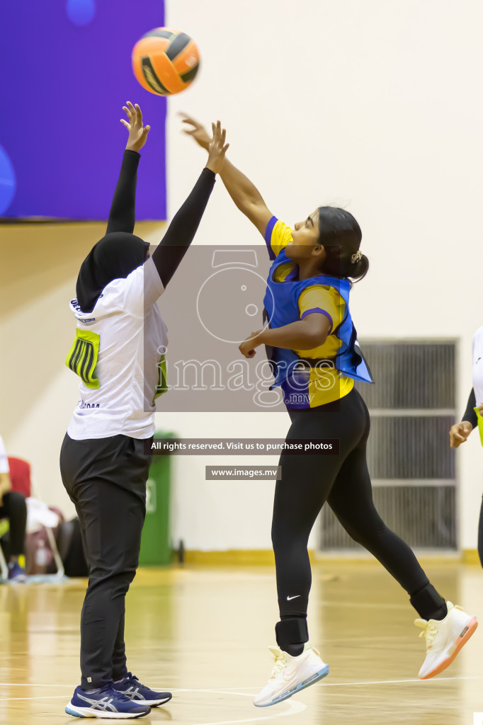 Club Green Streets vs KYRS in the Milo National Netball Tournament 2022 on 21 July 2022, held in Social Center, Male', Maldives. Photographer: Shuu / Images.mv