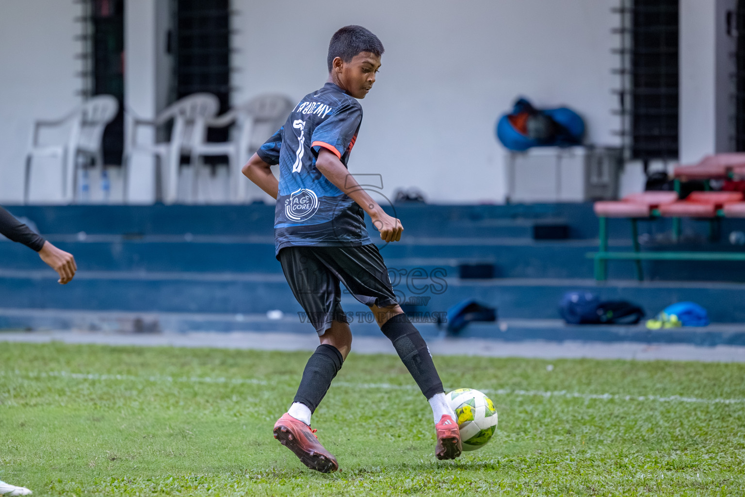 Day 2 of MILO Academy Championship 2025 (U14) was held on Friday, 31st October 2025 at Henveiru Football Grounds, Male', Maldives . 
Photos: Hassan Simah / images.mv
