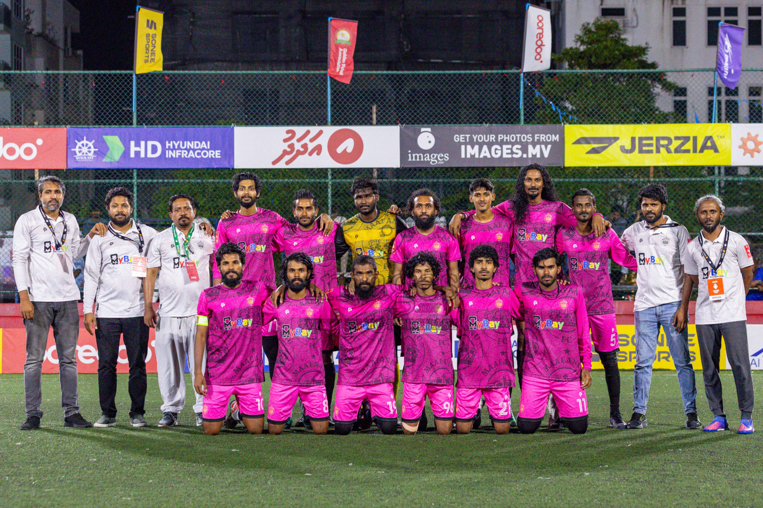 Machchangoalhi vs Maafannu on Day 34 of Golden Futsal Challenge 2024 was held on Monday, 19th February 2024, in Hulhumale', Maldives
Photos: Ismail Thoriq / images.mv