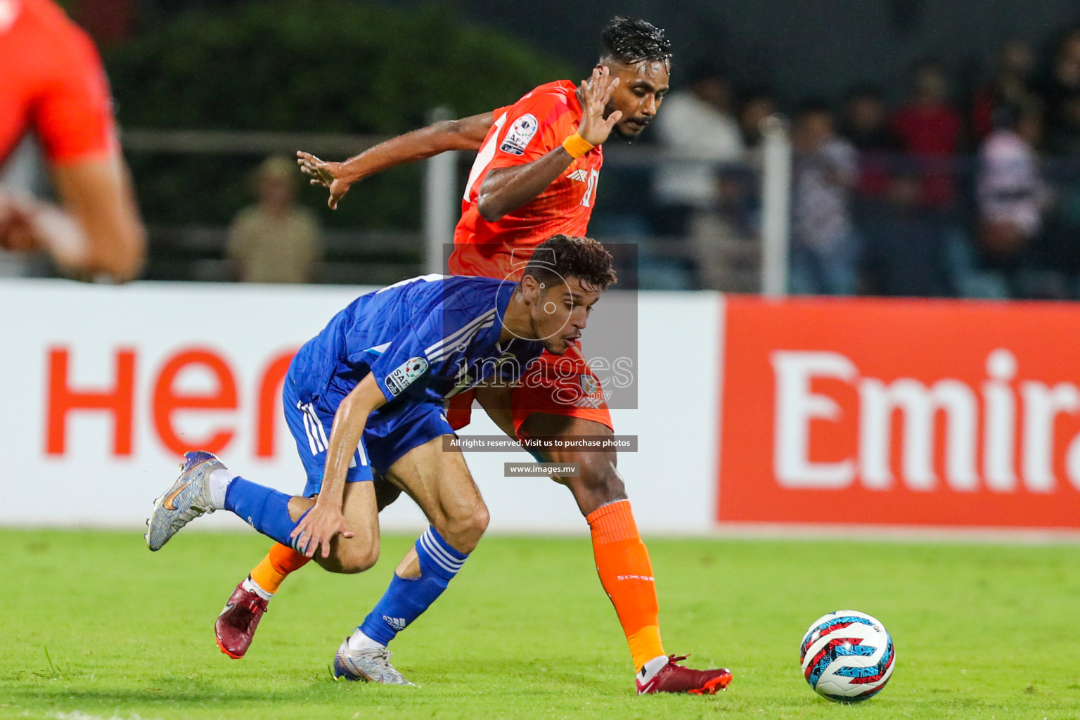 Kuwait vs India in the Final of SAFF Championship 2023 held in Sree Kanteerava Stadium, Bengaluru, India, on Tuesday, 4th July 2023. Photos: Hassan Simah / images.mv