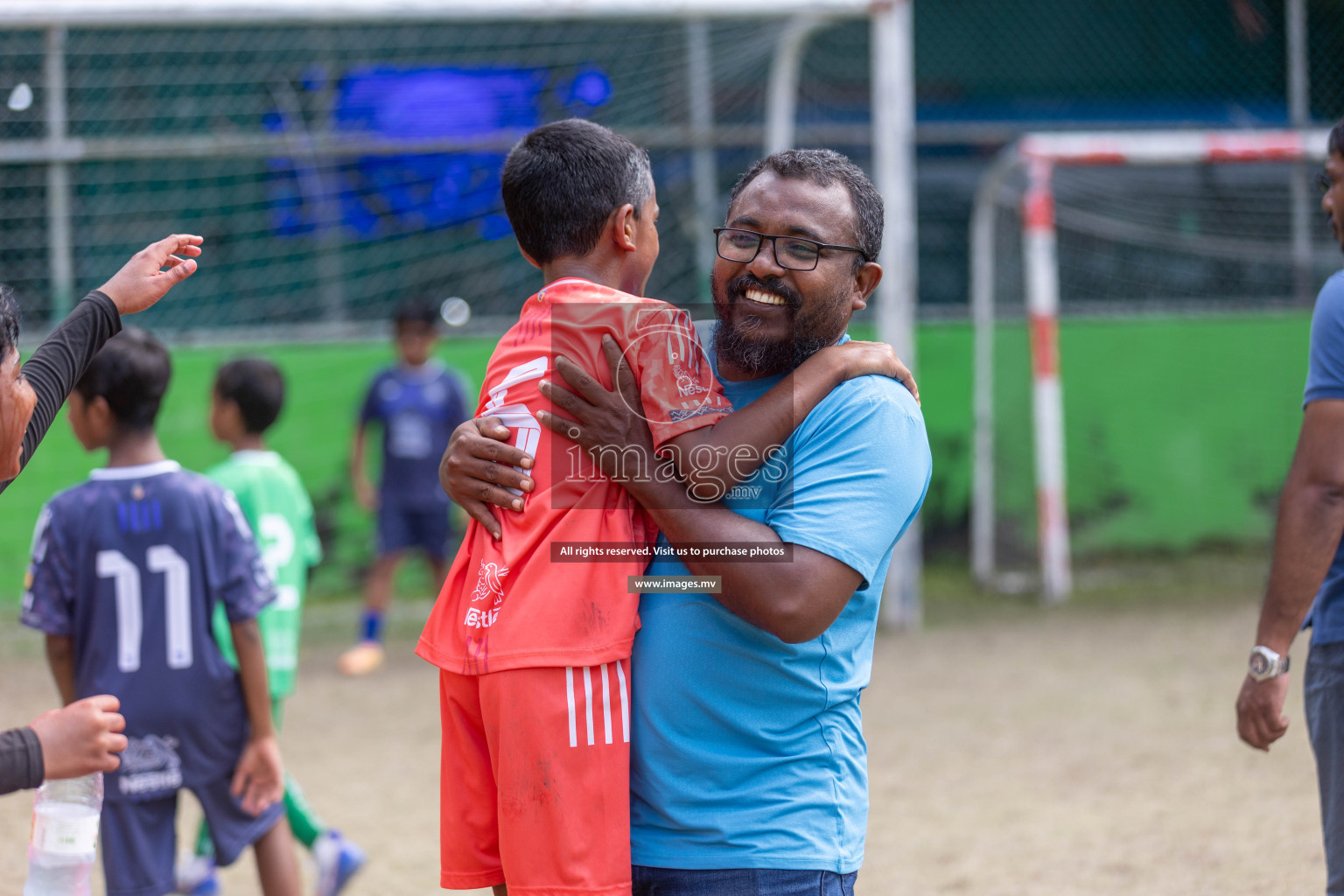 Day 2 of Nestle kids football fiesta, held in Henveyru Football Stadium, Male', Maldives on Thursday, 12th October 2023 Photos: Shuu Abdul Sattar / mages.mv